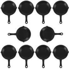 50Stk Mini Bratpfannen Kunststoff Küchendeko Für DIY