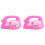 2 Stuks Plastic Mini Strijkijzer Pretend Play Speelgoed 6