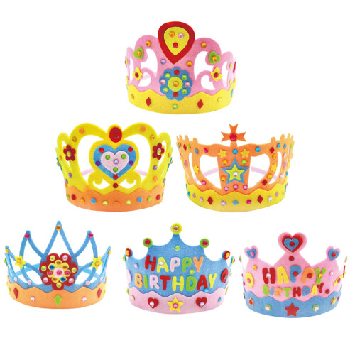 18Conjuntos Chapéu Coroa Para Aniversário