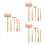 6 Sets Kinderen Archeologische Opgravingstools Met Minihamer En 10