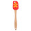 3Pcs Red Silicone Cake Spatula Set Wooden Handle Christmas Baking Tool 1