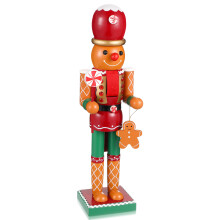 4 Holz Lebkuchenmann Weihnachtsdekoration