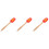 3Pcs Red Silicone Cake Spatula Set Wooden Handle Christmas Baking Tool 4