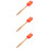 3Pcs Red Silicone Cake Spatula Set Wooden Handle Christmas Baking Tool 8