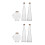 6 Transparente Wunschflasche Mit Set 7