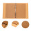 2 Sets Kraftpapier Ringbuch Nachfüllbare Hülle 11