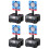 4 Pcs Electronic Shooting Target Auto Reset No Battery 6