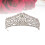 3Stück Barock Krone Hochzeitskopfschmuck Silber 10