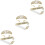 3 Sets Kroon Haarkam En Lint Hoofdaccessoire 6