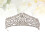 3Stück Barock Krone Hochzeitskopfschmuck Silber 21