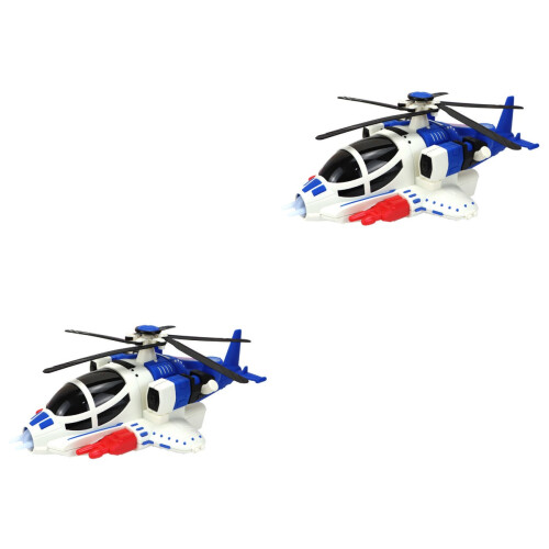 2 Unidades Brinquedo Helicóptero Montável Com E 2