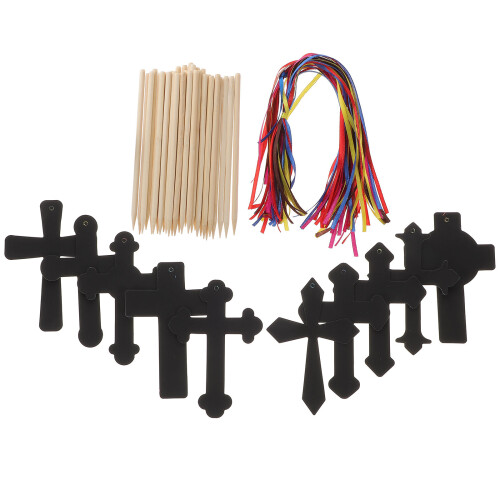 3 Sets Krassen Kruis Versiering Craftings Feestartikelen 2