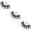 3 Sets Krassen Kruis Versiering Craftings Feestartikelen 11
