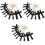 3 Sets Krassen Kruis Versiering Craftings Feestartikelen 5