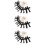 3 Sets Krassen Kruis Versiering Craftings Feestartikelen 10