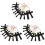 3 Sets Krassen Kruis Versiering Craftings Feestartikelen 4