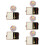 5 Sets Christmas Wax Seal Stamp Copper Head Gift Packaging Stamp 10