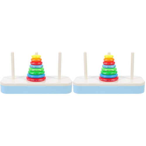 2 Sets Kids Stackable Tower Stacking Toy 1