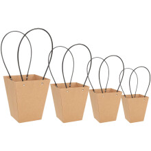 20 St Kraftpapier Blumenstraußtaschen Mit