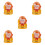 5Stk Monkey King Modell Harz Figur Für Desktopdekoration 4