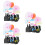 3Pcs Decoração Silicone 7