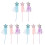 9Stk Feenstäbe Stern Tassel Cosplay Bühnenrequisit 2