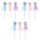 9Stk Feenstäbe Stern Tassel Cosplay Bühnenrequisit 3