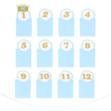 2 Sets Erster Foto Banner Für Babygeburtstagsdekoration