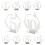 40 Reserved Schild Hochzeit Platzkartenhalter Tischnummer 9