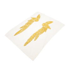 5Pares Appliques Dourados Para Costurar Roupas, Bolsas E
