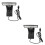 2 Pcs Lâmpada Led Para Com Clip, Subaquática Impermeável 7