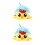2 Sets Kids Diy Easter Chicks Bonnet Material Kit Handmade Crafts 10