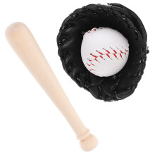 3 Sets Mini Baseballs Mit Und Handschuh