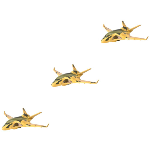 3 Unidades Brinquedo Avião Caça Crianças 2