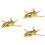 3 Unidades Brinquedo Avião Caça Crianças 4