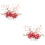 2Stk Handgemachter Perlenhaar Blumenkopfschmuck 6