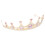 3Stück Barock Brautkronen Tiara Stirnband 3