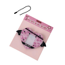 Light Weight Campus Card Sleeve Fashionable Keychain-Purple
