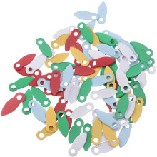 300 Pcs Melon Slice Back Plates And Locks For Diy Scrapbooking Mixed Color