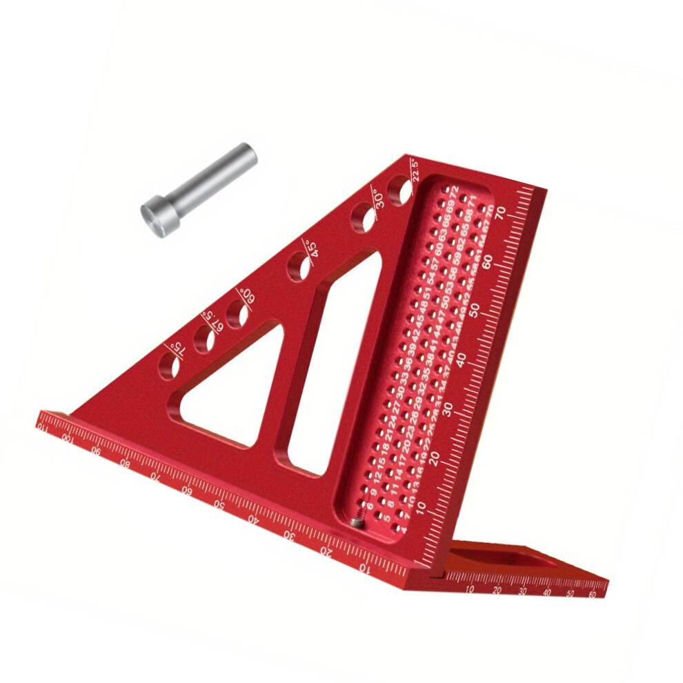 Multiple Angles Aluminum Woodworking Square Ruler,-Judai 7696000529059