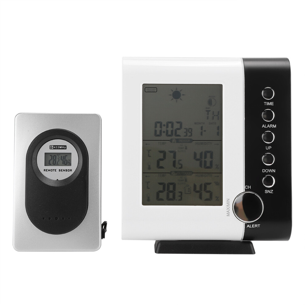 Hygrometer With Humidity Gauge, Indoor Outdoor Temperature Monitor Offers Wide Range Temperature Measurement For Patio And Pool Areas 9094122446755