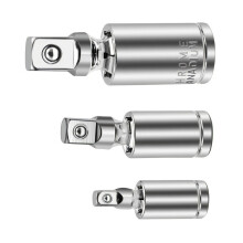 Industrial 1/4 3/8 1/2Inch Flexible Socket Adapter Kit Heavy