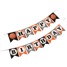 4er Set Basketball-Thema Partydekoration Geburtstagsbanner Hängend