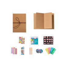 Commemorative Booklet with Handworked Accessories Set,-yellow S