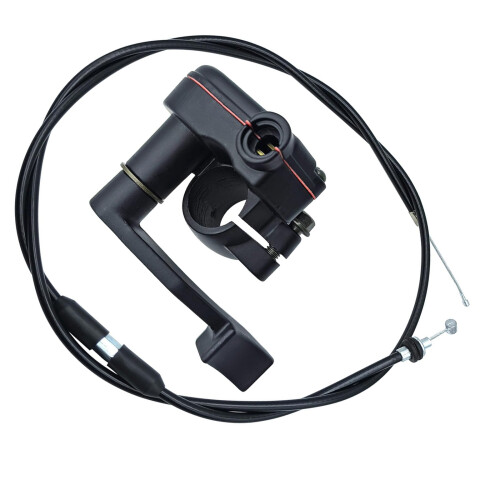 Motorcycle Handlebar Hand Grips Throttle Cable for 7/8" 22mm