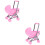 2 Stuks Popwagen Speelgoed Poppenhuisaccessoire Model 8