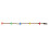 194cm Disc Schaukel Seil Kunststoff Multicolor 9