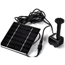 Zestaw fontanny solarnej, opcje personalizacji z 4 adapterami spryskiwacza do regulowanej kontroli przepływu wody, ekologiczna pompa fontanny