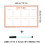 2Pcs Erasable Weekly Planner  PVC Chore Chart Board Fridge 3