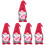 5Stk Gnome Puppe Muttertag Rudolph Schmuck 6